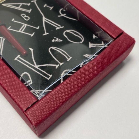 FRANCESCO RUBINATO Italian Wooden Dipping Pen 1 Metal Nib Calligraphy Bordeaux - Picture 3 of 7